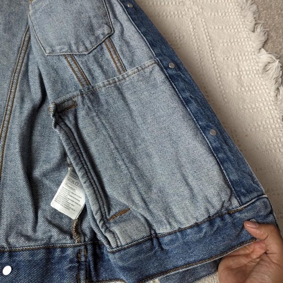 blue jean jacket - Picture 2 of 3